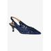 Women's Diyara Slingback Pump by J. Renee in Navy (Size 7 1/2 M)