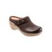 Women's Marquette Mules by SoftWalk in Dark Brown Nubuck (Size 11 M)