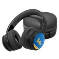 UCLA Bruins Stripe Design Wireless Bluetooth Headphones With Case