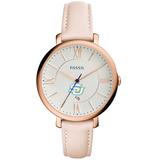 Women's Fossil Pink Southern University Jaguars Jacqueline Date Blush Leather Watch