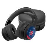 Chicago Cubs Stripe Design Wireless Bluetooth Headphones With Case