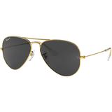 Ray-Ban Aviator Large Metal RB3025 Sunglasses Legend Gold Black 58 RB3025-919648-58