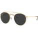 Ray-Ban RB3647N Round Double Bridge Sunglasses Legend Gold Black 51 RB3647N-921048-51