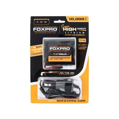 FoxPro Super High Capacity Battery and Car Charger 10000 mAh SUPBATTCHG
