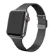 Bracelet milanais pour Apple Watch en acier inoxydable pour Apple watch série 5 4 3 SE 6 7