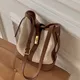 Sac à main patchwork coréen pour femme sacs à main en toile grande capacité sac à bandoulière