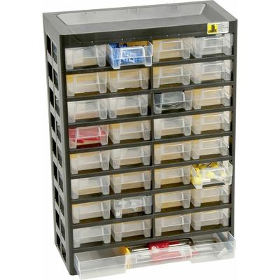 Allit Kleinteilemagazin VarioPlus Basic 54 30,5 x 13,5 x 43,5 cm Aufbewahrung