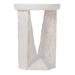 Bernhardt Voile Outdoor Side Table Stone/Concrete in Gray/White | 21.88 H x 16 W x 16 D in | Wayfair X02154