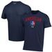 Men's Under Armour Navy American University Eagles Arch Over Performance T-Shirt