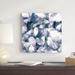 Red Barrel Studio® Blue Shaded Leaves III by Alonzo Saunders - Wrapped Canvas Painting Canvas, Wood | 20 H x 20 W x 1.25 D in | Wayfair