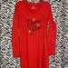 Victoria's Secret Intimates & Sleepwear | New Victoria’s Secret Women’s Red Long Sleeve Pajama Gown, Size S/P | Color: Red | Size: S