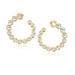 Kate Spade Jewelry | Kate Spade New York Flying Colors Bypass Hoop Earrings Repair | Color: Gold | Size: Os