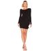 Free People Dresses | Free People X Revolve | Frankie Buckle Ruched Mini Dress In Black | Color: Black | Size: S