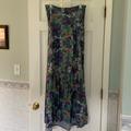 Lularoe Skirts | Floral Lularoe Maxi Skirt/Strapless Dress, Nwot, Never Worn. Size M. | Color: Green/Purple | Size: M
