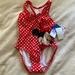 Disney One Pieces | Disney Bathing Suit | Color: Red | Size: 5/6