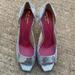 Kate Spade Shoes | Kate Spade Mirrored Silver Glitter High Heels 8b | Color: Silver | Size: 8