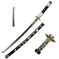 Skyward Blade Wood Cosplay Anime Sword, Shinazugawa Samurai Sword, Toys for Children, Anime Fan, The Special Knife of Black Katana Knife