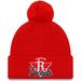 Men's New Era Red Houston Rockets 2021 NBA Tip-Off Team Color Pom Cuffed Knit Hat