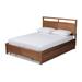 Saffron Modern & Contemporary 4-Drawer Storage Wood Platform Bed