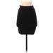 BCBGMAXAZRIA Casual Skirt: Black Solid Bottoms - Women's Size X-Small