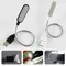 Mini lampe de lecture USB portable à 4 LED, lampe de nuit blanche, lampe de table chaude, lampe de bureau pour ordinateur portable, banque d'alimentation, ordinateur portable, PC