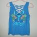 Disney Tops | Disney Stitch Graphic Tank Top Blue Size Large Juniors | Color: Blue | Size: Lj