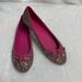 Kate Spade Shoes | Kate Spade Pink Glitter Flats Size 7.5 | Color: Pink | Size: 7.5