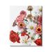 Stupell Industries Pink Red Spring Bloom Flower Bouquet Roses Daisies By Grace Popp Canvas/Metal in White | 40 H x 30 W x 1.5 D in | Wayfair