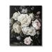 Stupell Industries Classical Roses & Globeflower Arrangement Vintage Faded Tones By Angela Mcqueen Canvas in Black | 20 H x 16 W x 1.5 D in | Wayfair