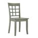 Lark Manor™ Alexa-Mae Solid Wood Window Back Side Chair Wood in Green | 35.5 H x 17.2 W x 20.5 D in | Wayfair 8E36B45C38CB4F02B2C973794D92BF79