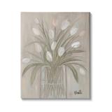 Stupell Industries Tulip Flowers Glass Jar Classic Still Life By Kate Sherrill Canvas in White | 48 H x 36 W x 1.5 D in | Wayfair ai-933_cn_36x48