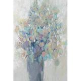 Red Barrel Studio® Bouquet I by Timothy O' Toole - Wrapped Canvas Painting Canvas in Blue/Green/Pink | 12 H x 8 W x 1.25 D in | Wayfair