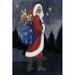 The Holiday Aisle® Celestial Christmas II by Grace Popp - Wrapped Canvas Painting Canvas | 12 H x 8 W x 1.25 D in | Wayfair