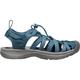 KEEN Damen Trekkingsandale WHISPER W-SMOKE BLUE, Größe 40 ½ in Blau