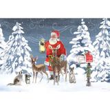 The Holiday Aisle® Santas List I Canvas in Green | 8 H x 12 W x 1.25 D in | Wayfair 0F6B409915394C82B784493F50C7E724