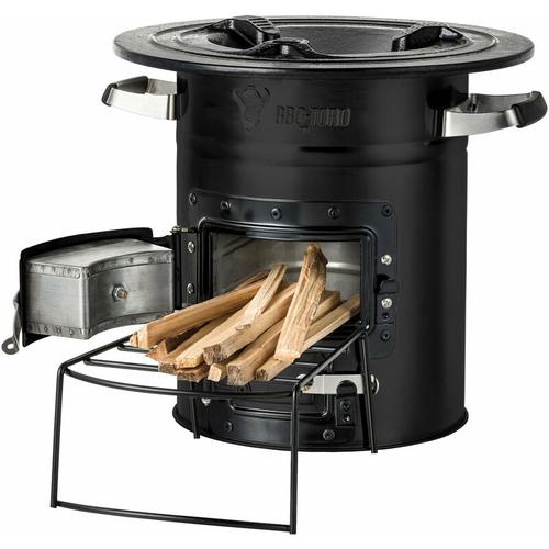 Raketenofen rakete 2, schwarz, Rocket Stove - Bbq-toro