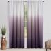 Chanasya Ombre Gradient Bedroom Semi-Sheer Window Curtain Panel Pair (Set of 2)