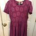 Lularoe Dresses | Amelia Lularoe Magenta Dress | Color: Purple | Size: Xl