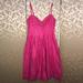 Lilly Pulitzer Dresses | Lilly Pulitzer White Label Hot Pink Floral Eyelet Dress Size 4 | Color: Pink | Size: 4