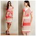 Anthropologie Dresses | Anthropologie Lilka Sorella Mix Stripes Dress | Color: Red/Tan | Size: M