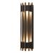 Orren Ellis Lieke 1 - Light LED Flush Mounted Sconce Metal in Brown | 20 H x 5 W x 4.3 D in | Wayfair 2318BC3EC95D410BA5A2641917A6BE71
