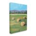 Stupell Industries Open Country Farmland Landscape Yellow Hay Bails Oversized Stretched Canvas Wall Art By Allayn Stevens Canvas in Green | Wayfair