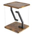 Vivo 12" Tensegrity Speaker Stand Wood/Manufactured wood in Black/Brown | 14.8 H x 11.7 W x 11.7 D in | Wayfair STAND-TEN01D