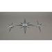 Orren Ellis 3 Piece Starburst Wall Décor Set Metal in Gray | 12 H x 8.75 W x 0.25 D in | Wayfair 99F4BA7DA501401BB3BDDB6D4EB61536