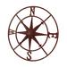 Longshore Tides Compass Wall Décor Metal in Gray/Red | 18 H x 18 W x 0.75 D in | Wayfair B1A9B62FE874484AB5A8623699C28E6D