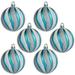 The Holiday Aisle® 6 Piece Solid Ball Ornament Set Plastic in Gray/Blue | 2.75 D in | Wayfair 940E3182C620498897350B8FEB4DF9B3