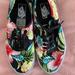 Vans Shoes | Like New Vans Tropical Print Vans Sneakers | Color: Black/Pink | Size: 8