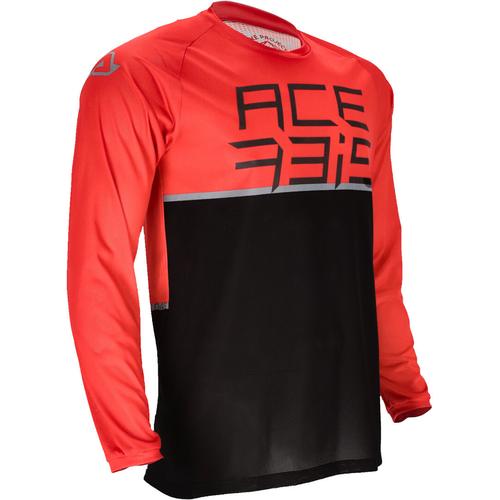Acerbis Razorcrest Fahrrad Jersey, schwarz-rot, Größe XL