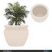 Los Angeles Cast Stone Concrete Pot Planter Concrete in Brown | 21.25 H x 27.5 W x 27.5 D in | Wayfair LACS-PL-27 1/2 X 21 1/4_4