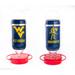 Hummers Galore West Virginia University Hummingbird Feeder Glass in Blue/Red | 11 H x 7 W x 4 D in | Wayfair WVA32